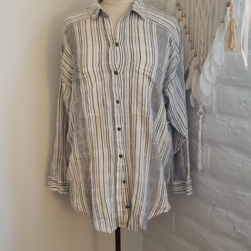 Free people Button down shirt
